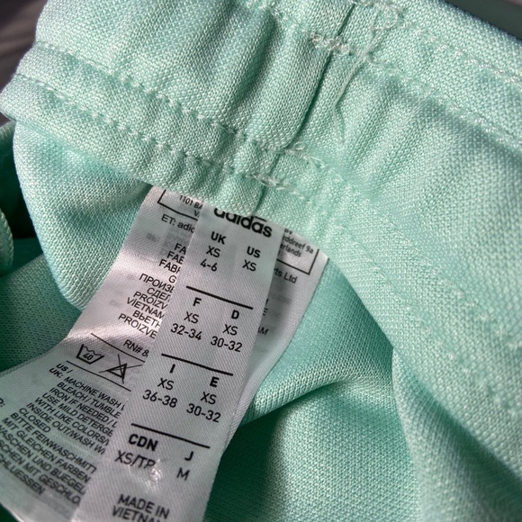 ADIDAS WOMEN'S TIRO19 SOCCER PANTS MINT/WHITE - Picture 3 of 4